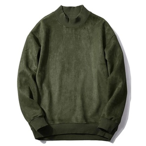 Sweat-shirts à col rond 100 % coton de haute qualité, effet délavé soleil, personnalisables, unis, vierges, coupe oversize, unisexe, basiques de printemps - Product Image 6