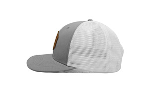 ODM Vente en gros Casquettes snapback personnalisées en cuir Profil structuré Bord incurvé Style extérieur Tenue décontractée Couvre-chef de haute qualité - Product Image 4