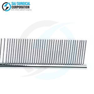 Peine de peluquero ergonómico de venta superior, mango de agarre de goma, dientes de acero inoxidable para uso sin fatiga durante todo el día - Product Image 6