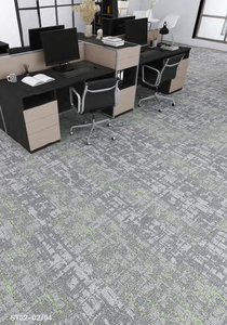 Kaili Pop, patrón grueso de alta calidad, lavable, extraíble, betún cuadrado, respaldo absorbente, alfombra de PP, azulejo para oficina, trabajo, hogar - Product Image 2