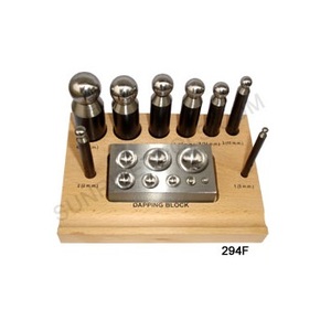 Poinçon 8 pièces avec bloc d'acier outil de fabrication de bijoux haute qualité prix le plus bas utilisation pour la fabrication professionnelle de bijoux d'outils - Product Image 2