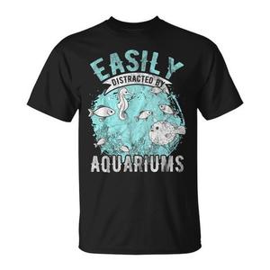 Camiseta de acuario para hombre y mujer, diseño de pecera, arrecife, mar, peces - Product Image 1