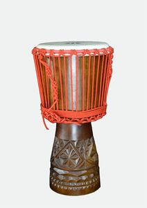 Tambor Djembé Africano SOLOBEAT Premium Hecho a Mano - Madera y Contrachapado 35cm de Diámetro 4kg - Product Image 2