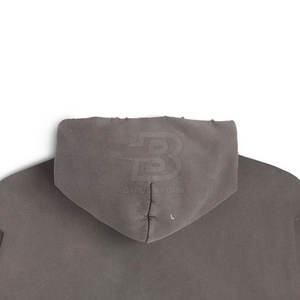 Prix de gros – Nouveaux sweats à capuche déchirés, unis, légers, respirants, de haute qualité, avec design de couleur personnalisé, pour homme, hiver - Product Image 4