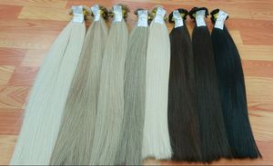 Extensiones de cabello eslavo virgen 100% al por mayor, cabello humano fuerte de Color negro Natural para exportación a granel - Product Image 3
