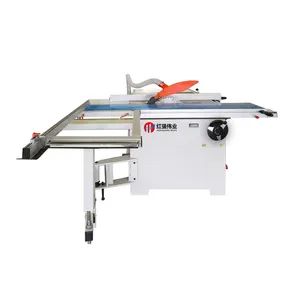 China woodworking machine factory small table saw double blades with big and small high precision sliding table panel saw