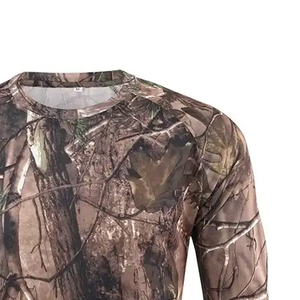 Chemises tactiques de camouflage d'extérieur à marque privée, respirantes, coupe-vent, 100% polyester, vêtements de chasse performants, service OEM, usine - Product Image 4