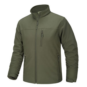 Chaqueta de asalto de talla grande de camuflaje Uotdoor para hombre, cálida chaqueta impermeable de lana para otoño e invierno, chaqueta con múltiples bolsillos de concha suave - Product Image 2