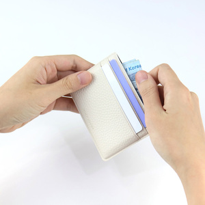 [FENICE] TARJETERO (102*72*8mm) Eco PU cuero portátil y ligero con tarjetero de bolsillo tarjetero - Product Image 5