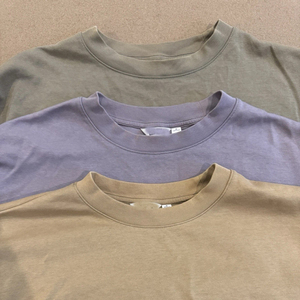 T-shirt Ringer Streetwear épais pour la gym et l'entraînement, en coton respirant AIRism - Product Image 1