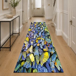 RUGS DEPOT LXDP-0827 Wholesale Charcoal Grey Vintage Patchwork Digital Printed Machine Washable Chenille Area Rug Non <b>Slip</b> - Product Image 5