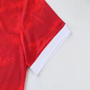 เสื้อฟุตบอลแขนสั้นคอวีสำหรับผู้ใหญ่เสื้อฟุตบอลตัดอัตโนมัติเสื้อและเสื้อเชิ้ตสวมใส่สบาย - Product Image 3