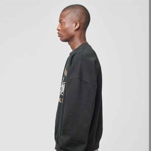Suéter de punto de cuello redondo de gran tamaño suelto pesado de otoño, suéter informal de manga larga térmico para hombre, suéter de calle - Product Image 4