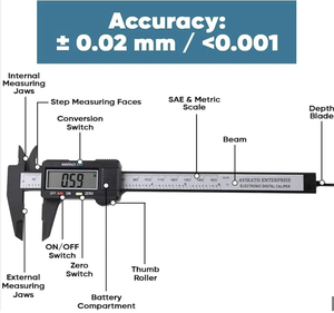 <b>Vernier</b> Digital <b>Calliper</b> Electronic Power Educational Supply with 1 Year Warranty - Product Image 1