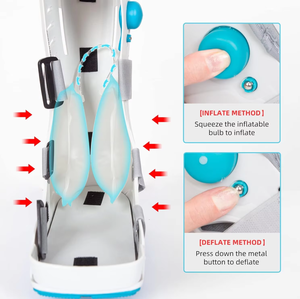 Bota Ortopédica Ajustable con Cámara de Aire para Recuperación de Lesiones de Pie y <span class=keywords><strong>Tobillo</strong></span> - Product Image 4