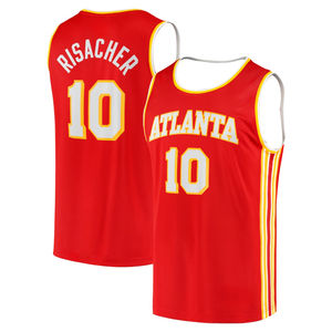 Basketball Jersey - Red with Yellow/<b>White</b> Accents, Classic Team Design Must-Have Jersey for Fans & Collectors - Product Image 4