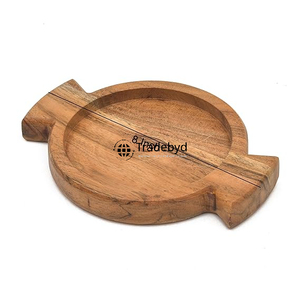 Bandeja de madera rústica Tradebyd, bandeja de servicio hecha a mano duradera para bodas, fiestas, hoteles, restaurantes y casas elegantes - Product Image 5