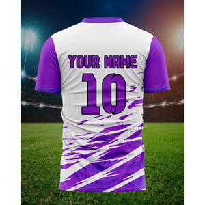 Camisetas de Fútbol de Diseño Digital, Corte Automatizado, Camisetas de Fútbol Personalizadas para Hombre con Nombre y Número, Cómodas y Transpirables - Product Image 2