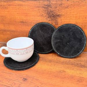 Posavasos de cuero de calidad superior Diseño especial Uso de bajo precio más exigente para Decoración de mesa en restaurante de bar de fiesta de boda - Product Image 3