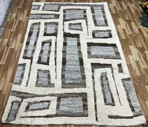 Bohemian Aztec Wool Carpet with Solid Color Loop Pile Flat Weave Eco-friendly High Pile for Home Decor Wholesale Export - Product Image 6