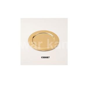 Hot Selling High Quality <b>Gold</b> Stainless Steel Round Side Food Serving <b>Plate</b> Ideal for Dining Table Top - Product Image 1