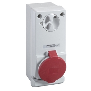 Per SCHNEIDER ELECTRIC 83046 Presa Interbloccata Mureva PK Montabile a Parete 32A 3P+E 400V IP44 Altri Connettori - Product Image 1