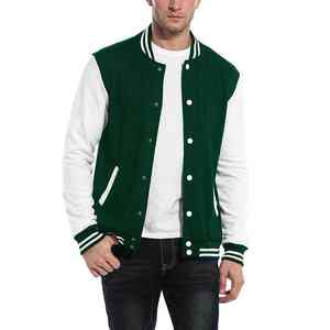 Chaqueta Varsity de alta calidad para hombre, con diseño de patchwork, transpirable, duradera, ligera, servicio OEM, antiencogimiento, para invierno. - Product Image 6