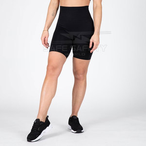 Meilleure vente Short de yoga taille haute pour femmes Logo personnalisé Short d'entraînement de gymnastique respirant Butt Lift taille élastique Skinny Hot - Product Image 5