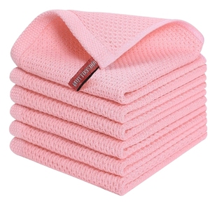 Toalla absorbente multifuncional de microfibra para baño, cocina, gofres, paño de limpieza de algodón para <span class=keywords><strong>estudiantes</strong></span>, 25*25 CM - Product Image 1