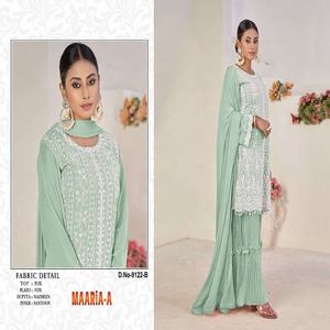 ชุดสูทปากีสถานปักลายสวยงามสำหรับเทศกาลปาร์ตี้ชุดปากีสถาน - Product Image 2