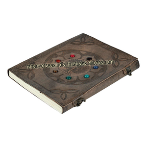 วารสารหนังต้นไม้หินเจ็ดเล่มคุณภาพสูงสมุดบันทึกการเขียนแบบวินเทจสำหรับผู้ชายและผู้หญิง - Product Image 4