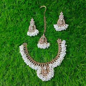 Women's Traditional <b>Wedding</b> Jewelry Set Vintage New Design Pakistani Indian Style Most Selling Stainless Steel Product - Product Image 4