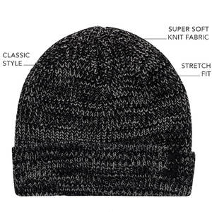 Chapeau d'hiver en laine 100% de qualité supérieure, vente en gros, avec logo imprimé personnalisé et broderie 3D pour hommes, style décontracté professionnel - Product Image 2