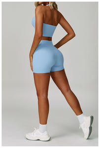 Soutien-gorge de sport pour femmes grande taille personnalisé, soutien élevé, simple, doux, pour la salle de sport, tendance pour le tennis - Product Image 4