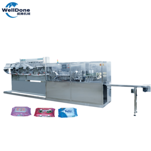 Tam Otomatik Çift Kanallı Islak Mendil Yapma Makinesi, Otomatik Ekleme Özellikli, 5 ila 30 Adet Yüksek Hızlı - Product Image 2