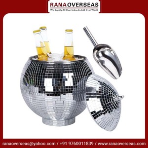 ถังน้ำแข็งดีไซน์กระจกสแตนเลสคุณภาพสูงและโมเสกสำหรับงานเลี้ยงร้านอาหารโรงแรมบาร์บ้านโลโก้ตามสั่ง - Product Image 6