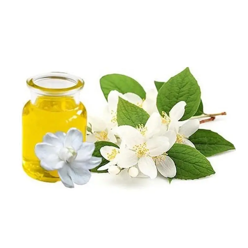 Jasminum-aceite esencial de grado cosmético, aceite orgánico de Sambac en botella de vidrio, cuidado de la piel, aceite esencial de jazmín personalizado