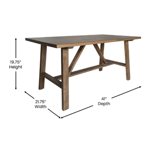 Decorative Living Room <b>Brown</b> Wood Industrial Coffee <b>Table</b> Manufacturer Solid Wooden Coffee <b>Table</b> Manufacturer in India - Product Image 6