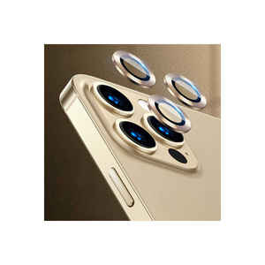 Protector de Lente de Cámara de Vidrio Templado de Alta Definición JoieCreatif CL-07 Edición Oro de Lujo para iPhone 13 Pro Max - Product Image 1