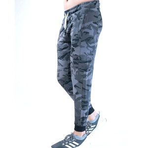 การออกแบบที่พิมพ์สายรัด jogger ผ้าฝ้ายที่ขายดีที่สุดโลโก้ที่กําหนดเองพิมพ์กางเกงวอร์ม Joggers ขนแกะผ้าฝ้าย 100% - Product Image 2