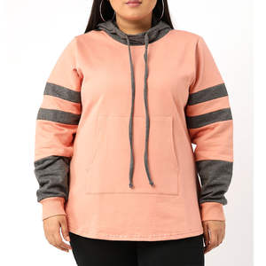 Sudadera con capucha informal para mujer de fabricación profesional de buen Material para ropa de invierno con cuello con capucha y logotipo frontal - Product Image 1