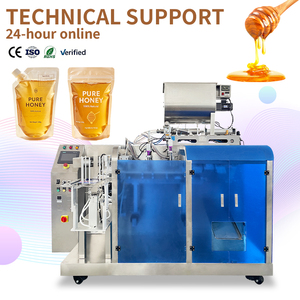 Machine d'emballage entièrement automatique pour sachets Doypack de miel, sucettes glacées, popsicles, beurre, lait de soja, huile et liquides - Product Image 1