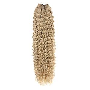 Virgin European Remy Human <b>Hair</b> Weft <b>Extensions</b> 3C #18a <b>Ash</b> <b>Blonde</b> Body Wave - Product Image 1