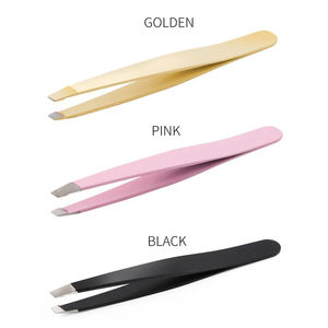 Pinzas de Cejas y Pestañas de Acero Inoxidable Personalizadas de Alta Calidad para Maquillaje, Pinzas de Cejas con Empaque, Pinzas de Cejas de Volumen - Product Image 2