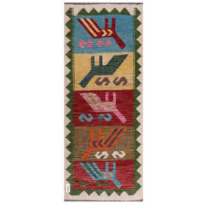 Maimana Afghanistan Kilim <b>Rug</b> 174 X 71 cm <b>Traditional</b> Handwoven Area <b>Rugs</b> & Sets - Product Image 1