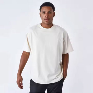 Nueva llegada de los hombres 100% algodón cuello redondo gimnasio ropa de calle camiseta de alta venta transpirable Fitness Casual camiseta de entrenamiento - Product Image 6
