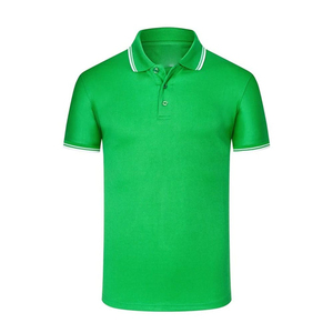Vêtements d'été sérigraphiés personnalisés Chemise polo tricotée rayée pour hommes Meilleure tenue décontractée Chemise polo tricotée - Product Image 6