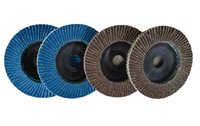 Disque à lamelles en zircone de qualité industrielle, meule abrasive, grains 40, 60, 80, 120 pour meuleuse d'angle, finition et ébavurage du métal