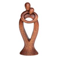 Sculpture de table en bois artisanale moderne de qualité supérieure, accessoire décoratif artistique pour la maison, artisanat en bois, décoration de table de salle à manger