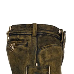 Services OEM, prix raisonnable, shorts bavarois en cuir pour hommes, décontractés, coupe droite, design personnalisé, streetwear, respirants, écologiques - Product Image 6